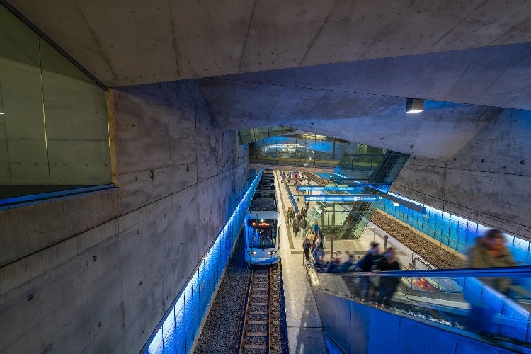 U-Bahn in Bochum.