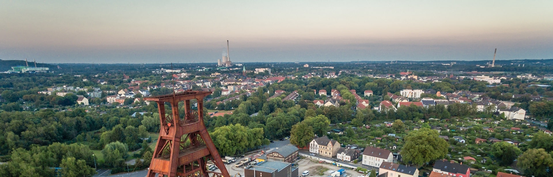 Ausblick auf eine Zeche in Herne.