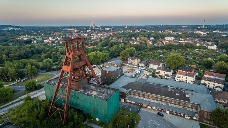 Ausblick auf eine Zeche in Herne.