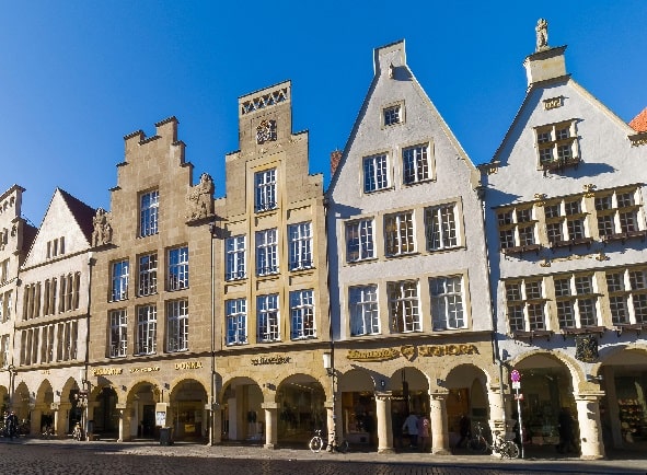 Innenstadt von Münster.