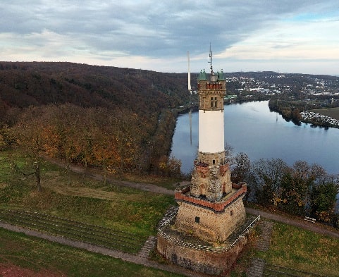 Ausblick auf den Harkotensee in Wetter.