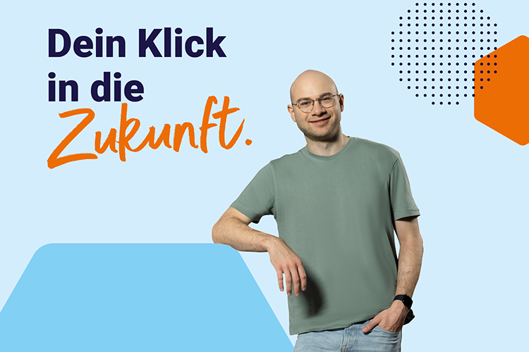 dein klick in die zukunft mann