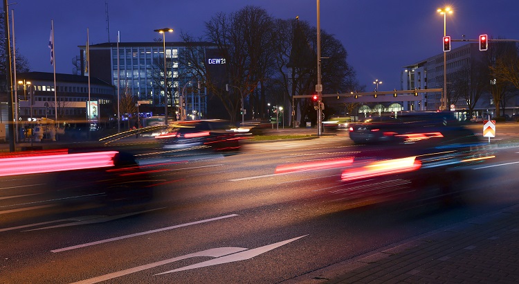 Dortmunder Stadt bei Nacht 