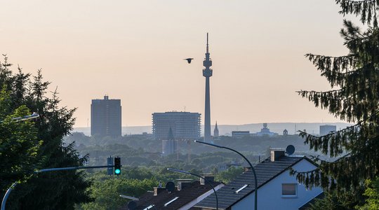 Skyline Dortmund Skyline von Dortmund mit Sicht auf den Florianturm