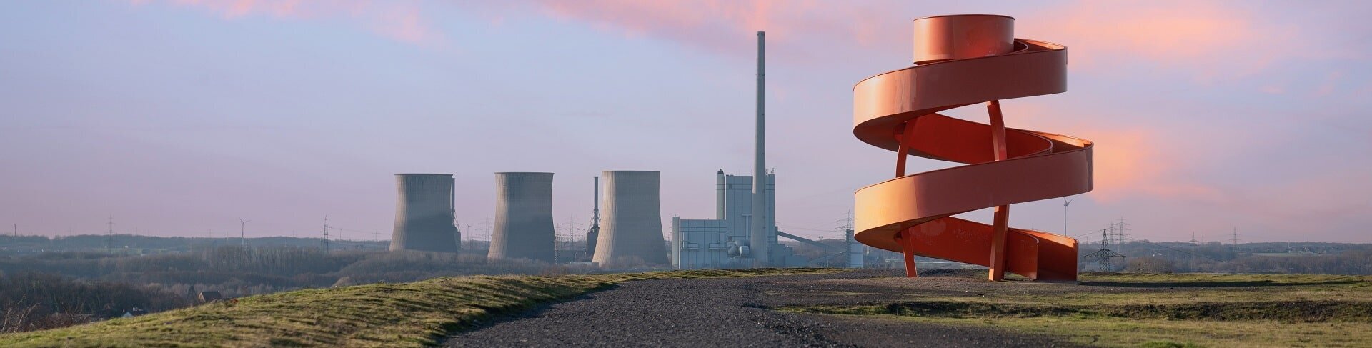 Ausblick auf die Industrie in Hamm.